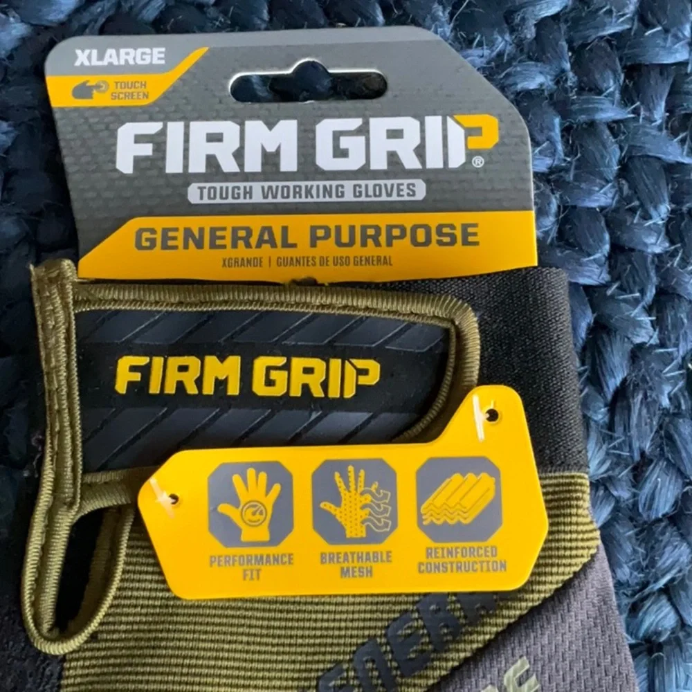 NEW FIRM GRIP Gloves - General Purpose. Size XL